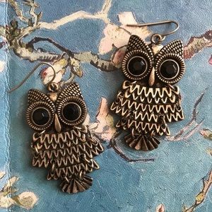 Owl Dangling Earrings
